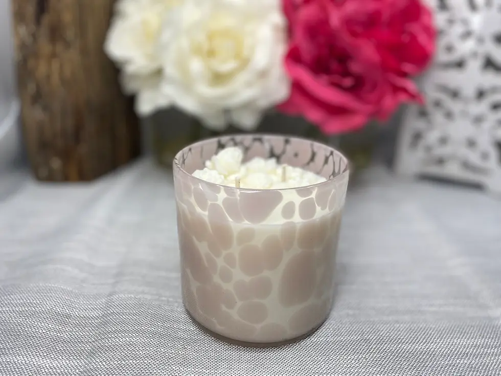 Thumbnail: Decor and Wicks premium all soy highly scented candle