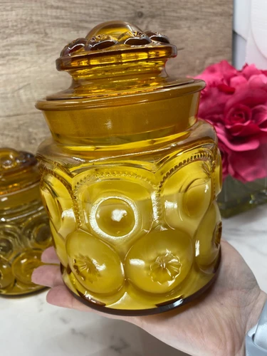 Vintage LE Smith Moon and Stars Canister Candle | Decor And Wicks