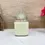 Thumbnail: Decor and Wicks vintage glass jar Fleur de Lis highly scented soy candle