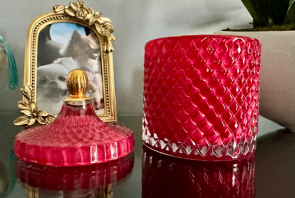 Thumbnail: Decor and Wicks hand poured scented soy candle