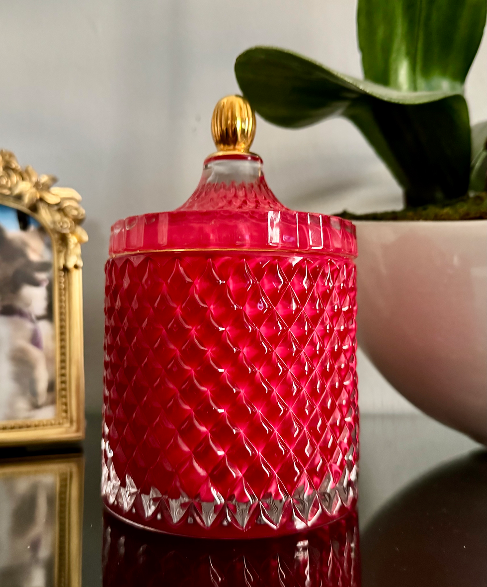 Thumbnail: Decor and Wicks hand poured scented soy candle