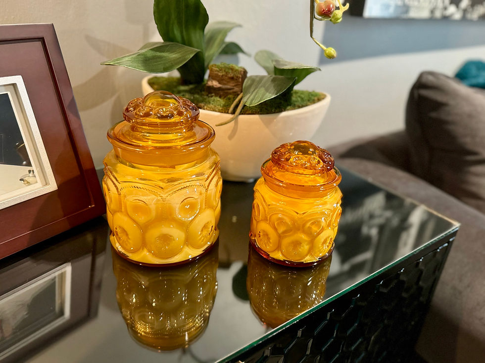 Thumbnail: Decor and Wicks premium soy candles and home decor vintage and modern glass candles