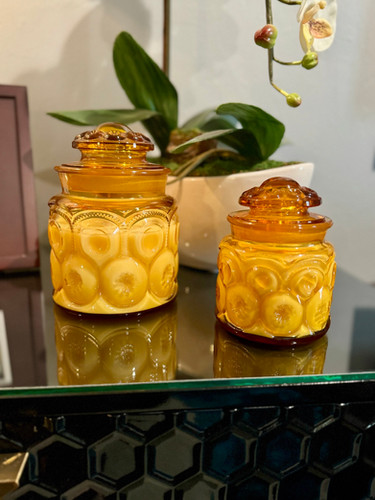 Vintage LE Smith Moon and Stars Canister Candle | Decor And Wicks
