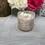 Thumbnail: pink tortoise shell hand blown glass filled candle