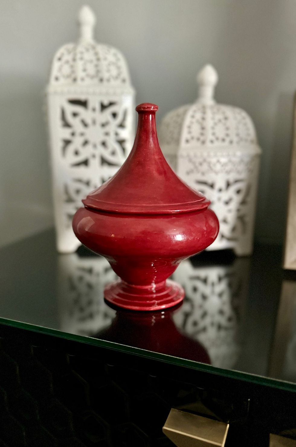 Thumbnail: Decor and Wicks hand poured scented soy candle