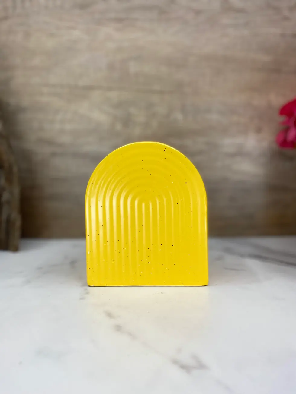 Thumbnail: ceramic modern art vase filled with premium soy candle