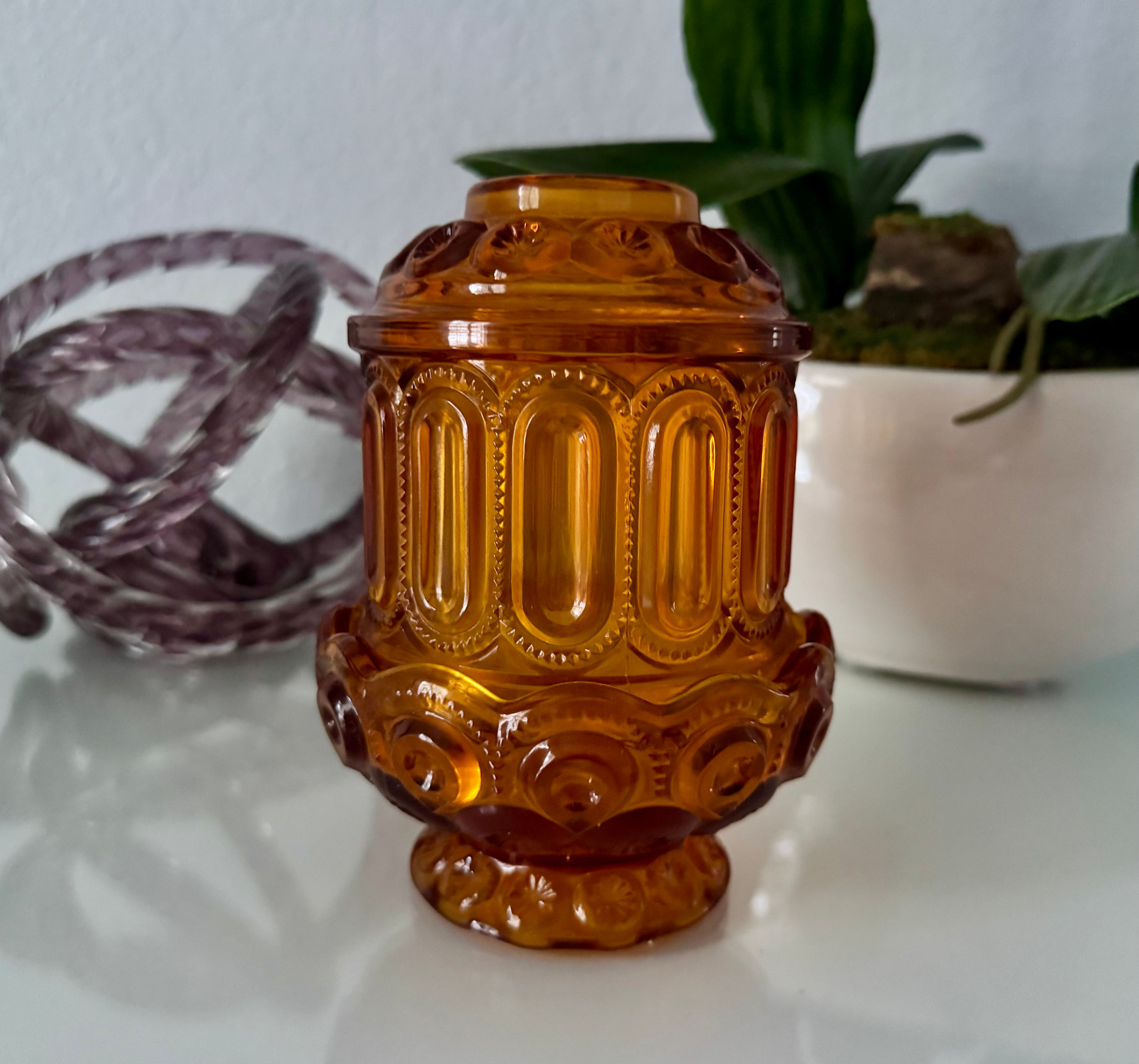 Weishar 6" Amber Courting Lamp