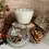 Thumbnail: Scented Soy Candle, Vintage Anchor Hocking Prescut Clear Hobstar Sugar