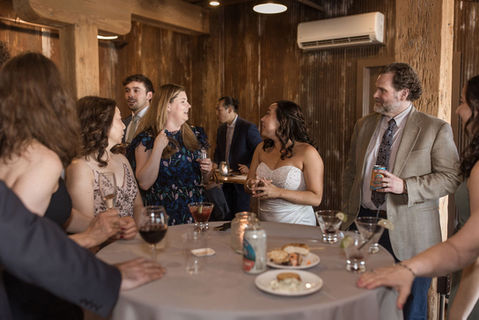 wedding cocktail hour, station room, pa weddings