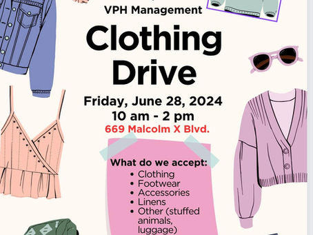 VPH Clothing Drive