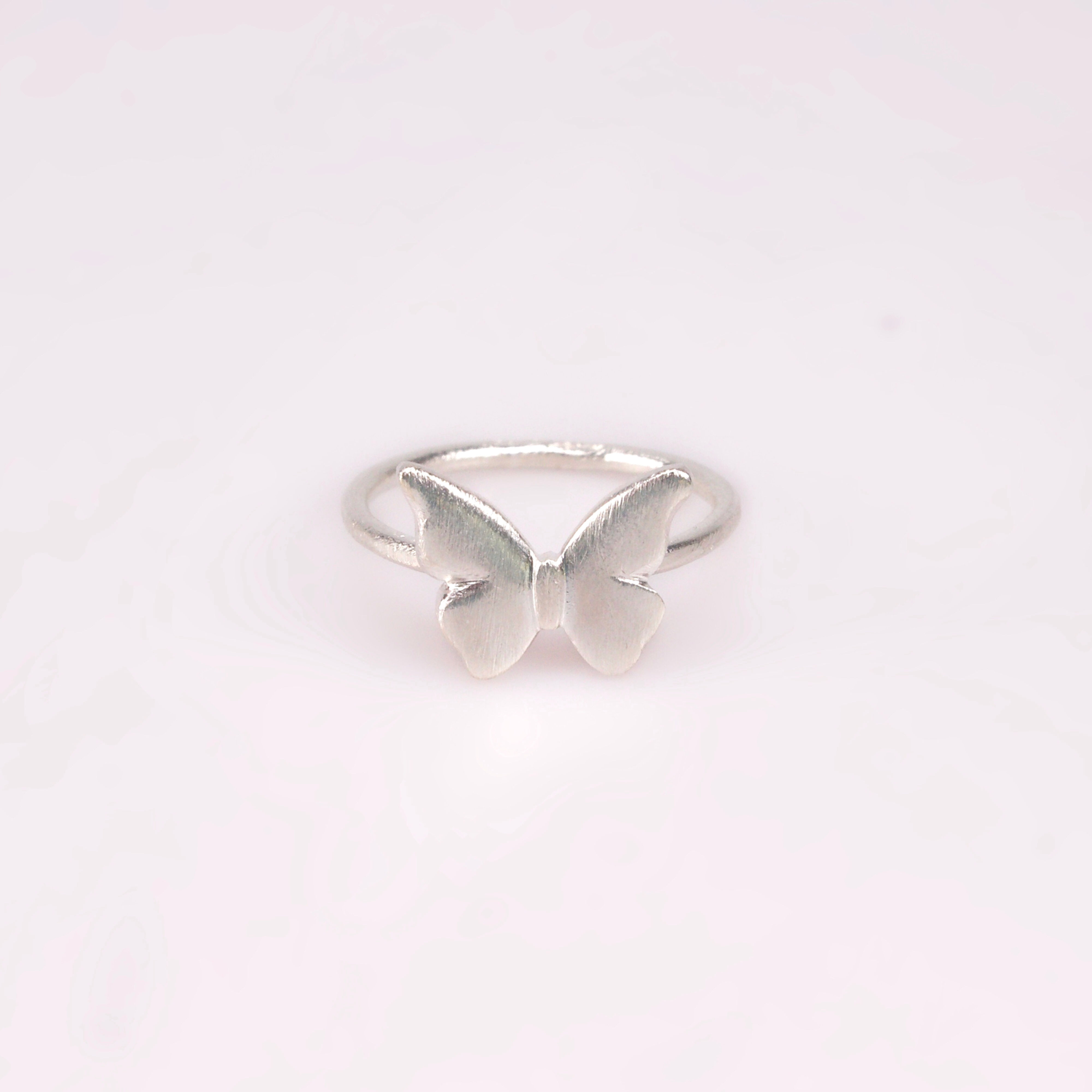 Little Sterling Silver Butterfly Ring
