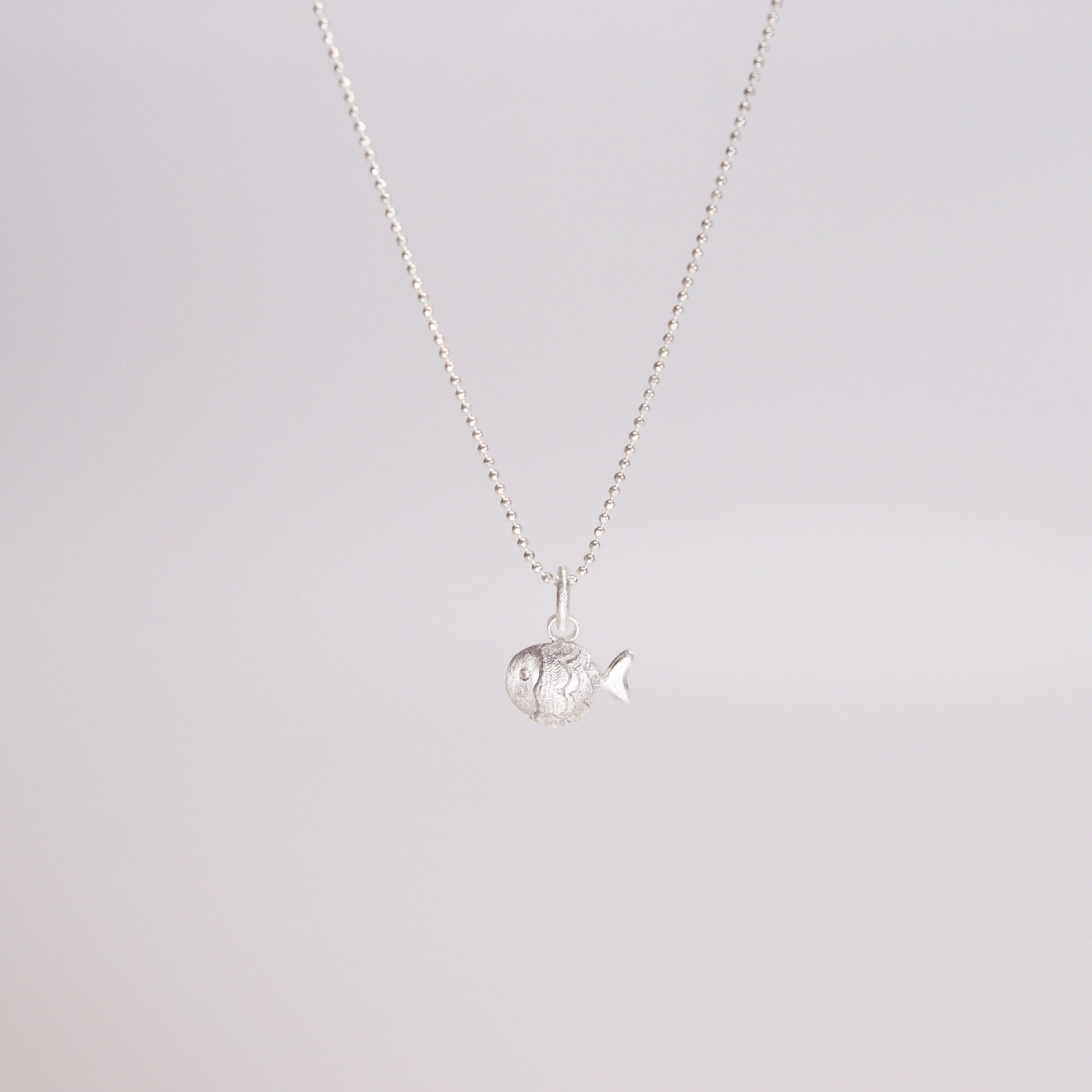 Sterling Silver Fish Necklace