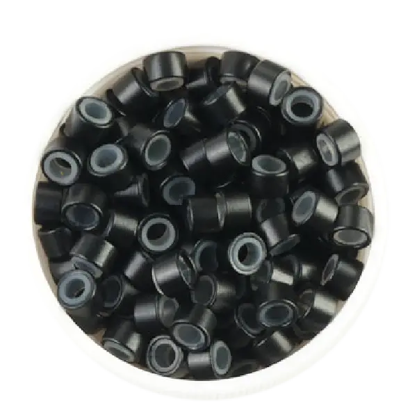 Thumbnail: Hair Extension Mini Silicon Beads.