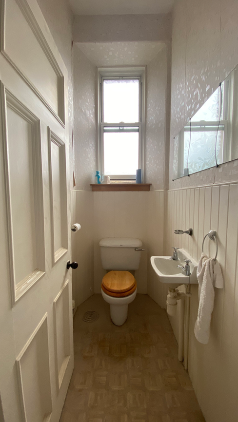 Before toilet