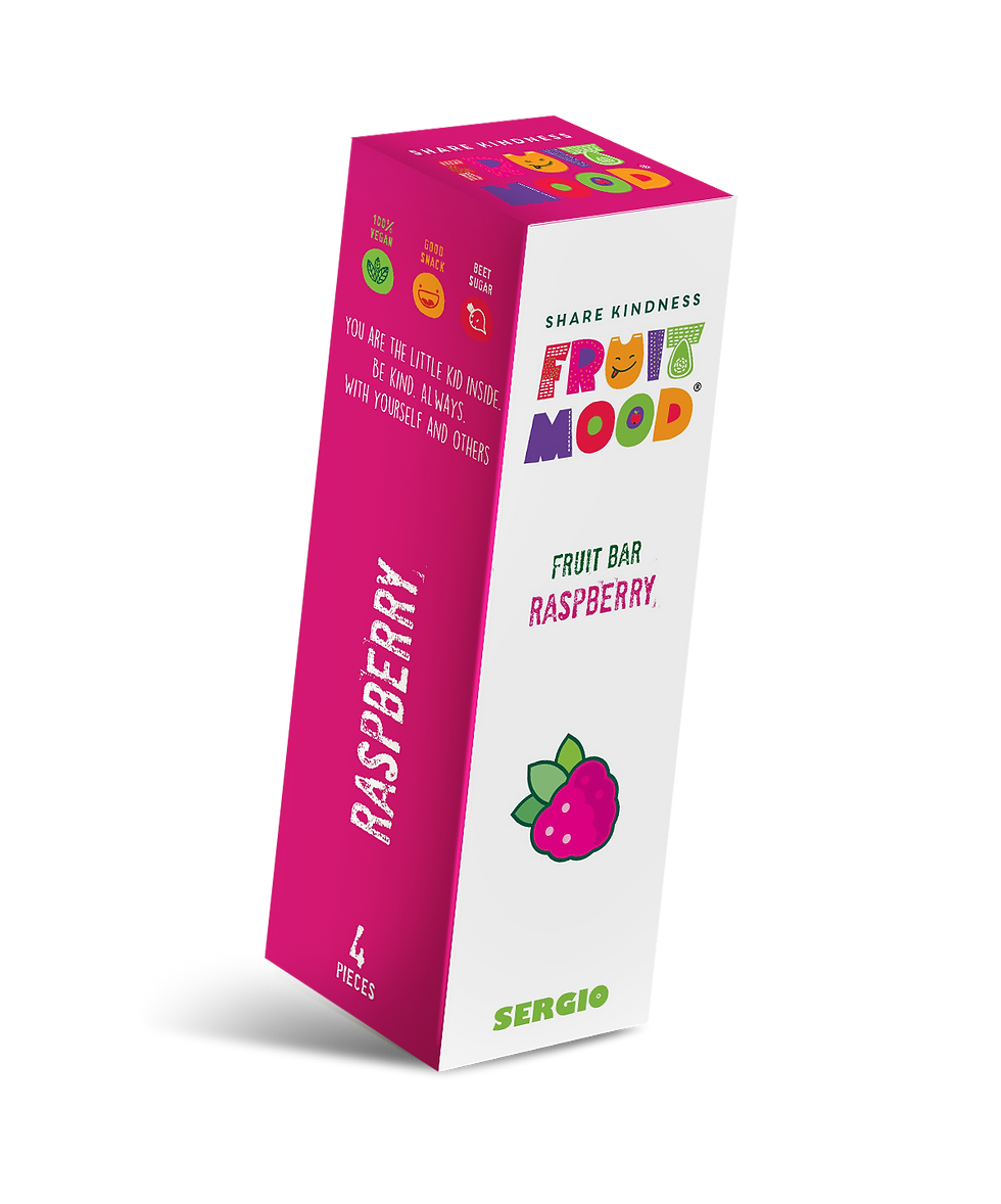 Thumbnail: Raspberry flavored FruitMood fruit bars, 30 pcs