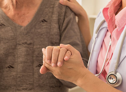 Compassionate Doctor with Patient