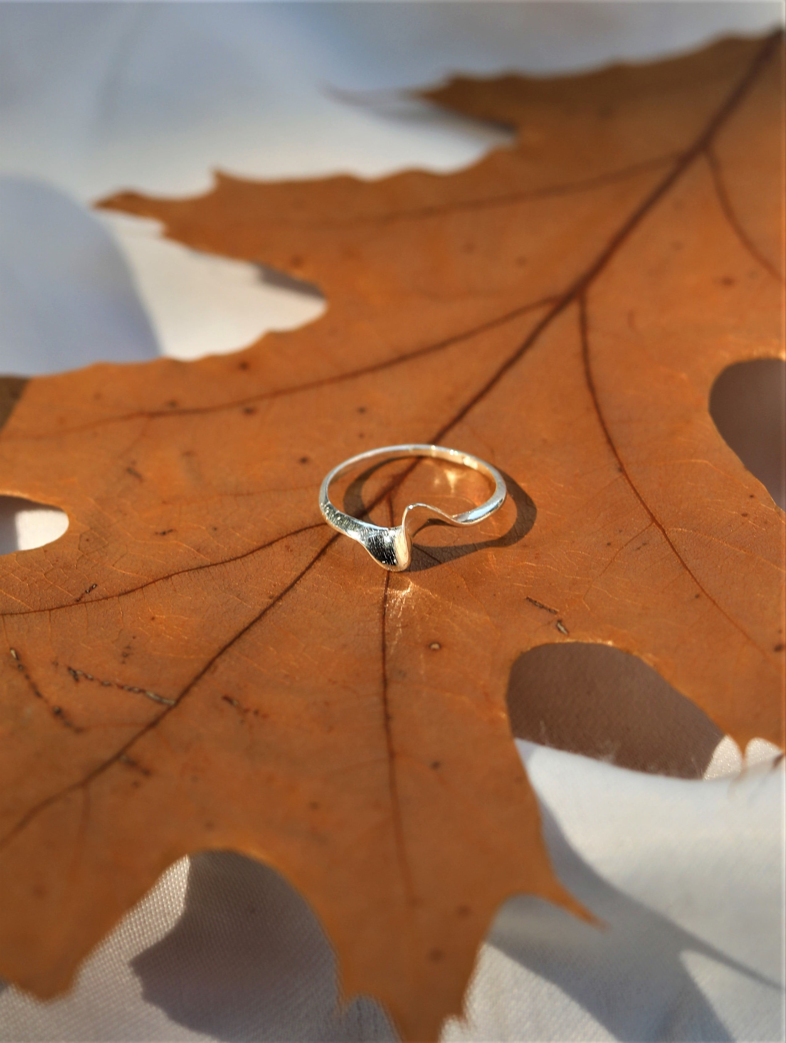 92.5 sterling silver Pirouette ring for everyday