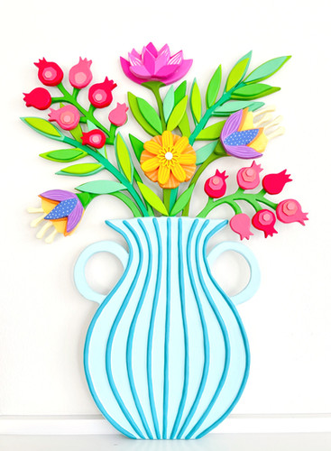Flowers in a Vase #3 | Yael Hofri Art