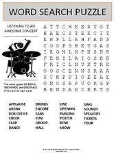 concert word search free puzzle