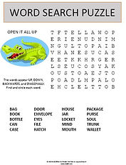 open it up word search puzzle