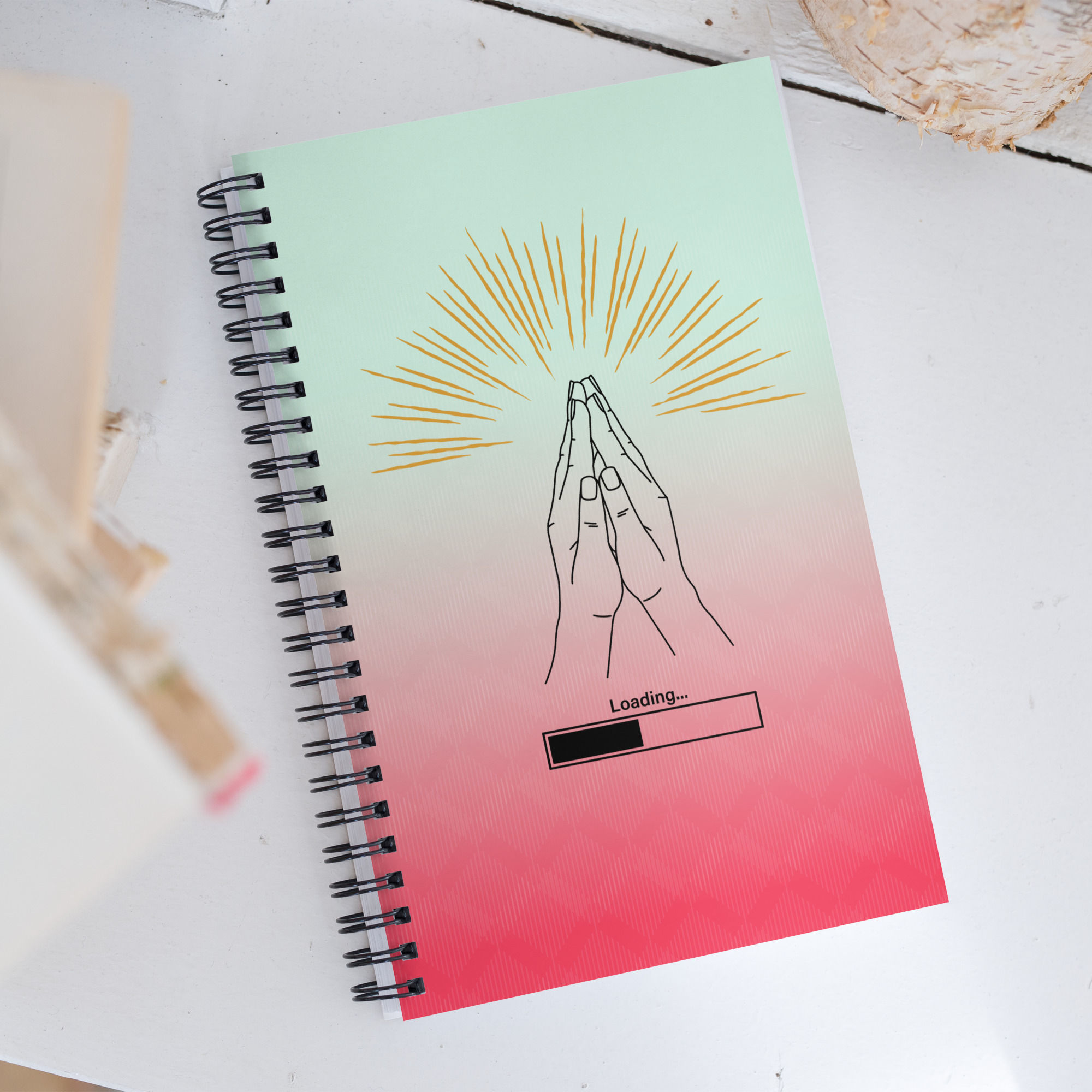 Prayer Hands Loading - Journal