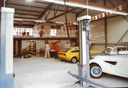 Garage innen 1979
