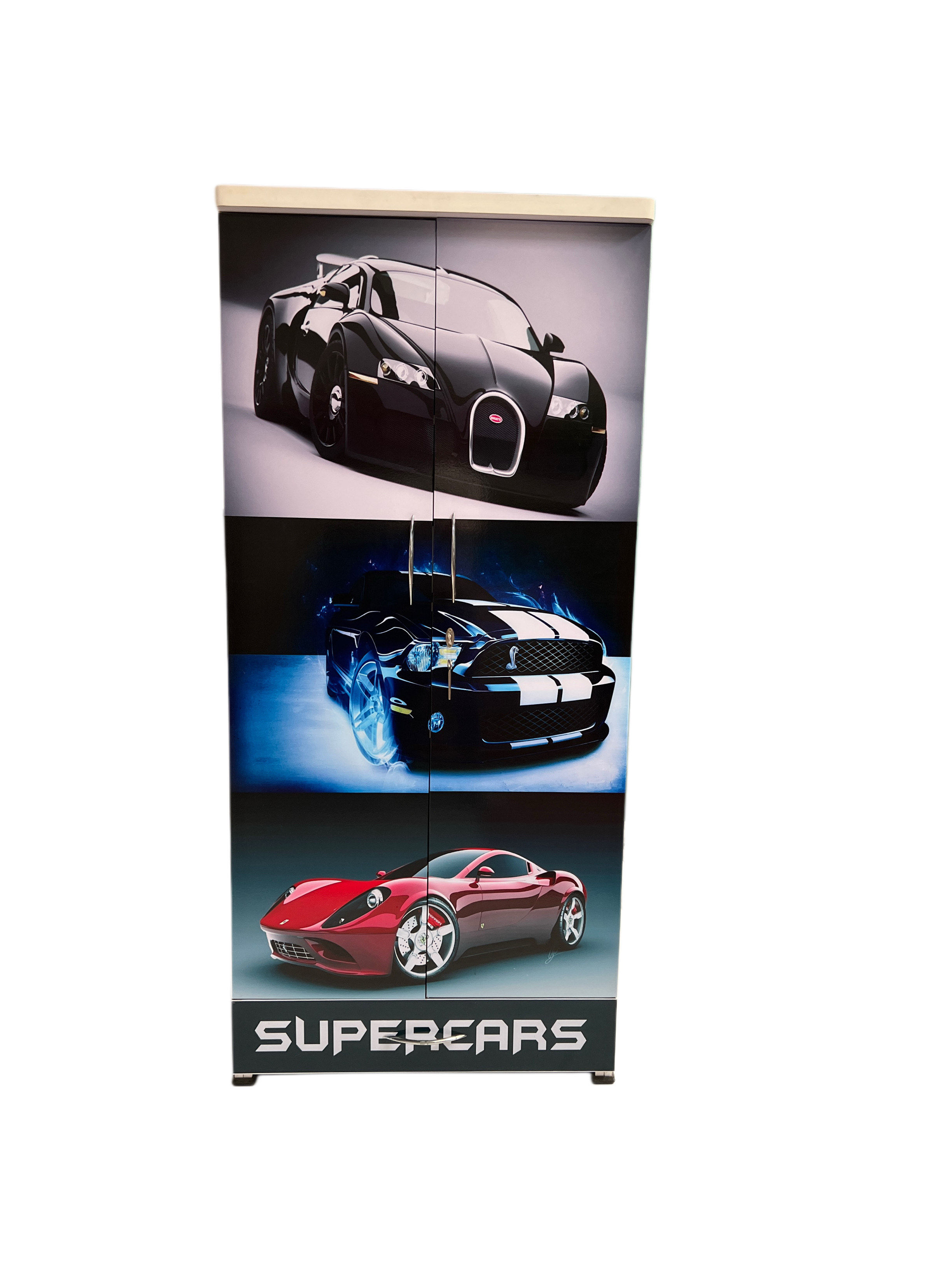 Kids Wardrobe - Supercar Medium Size