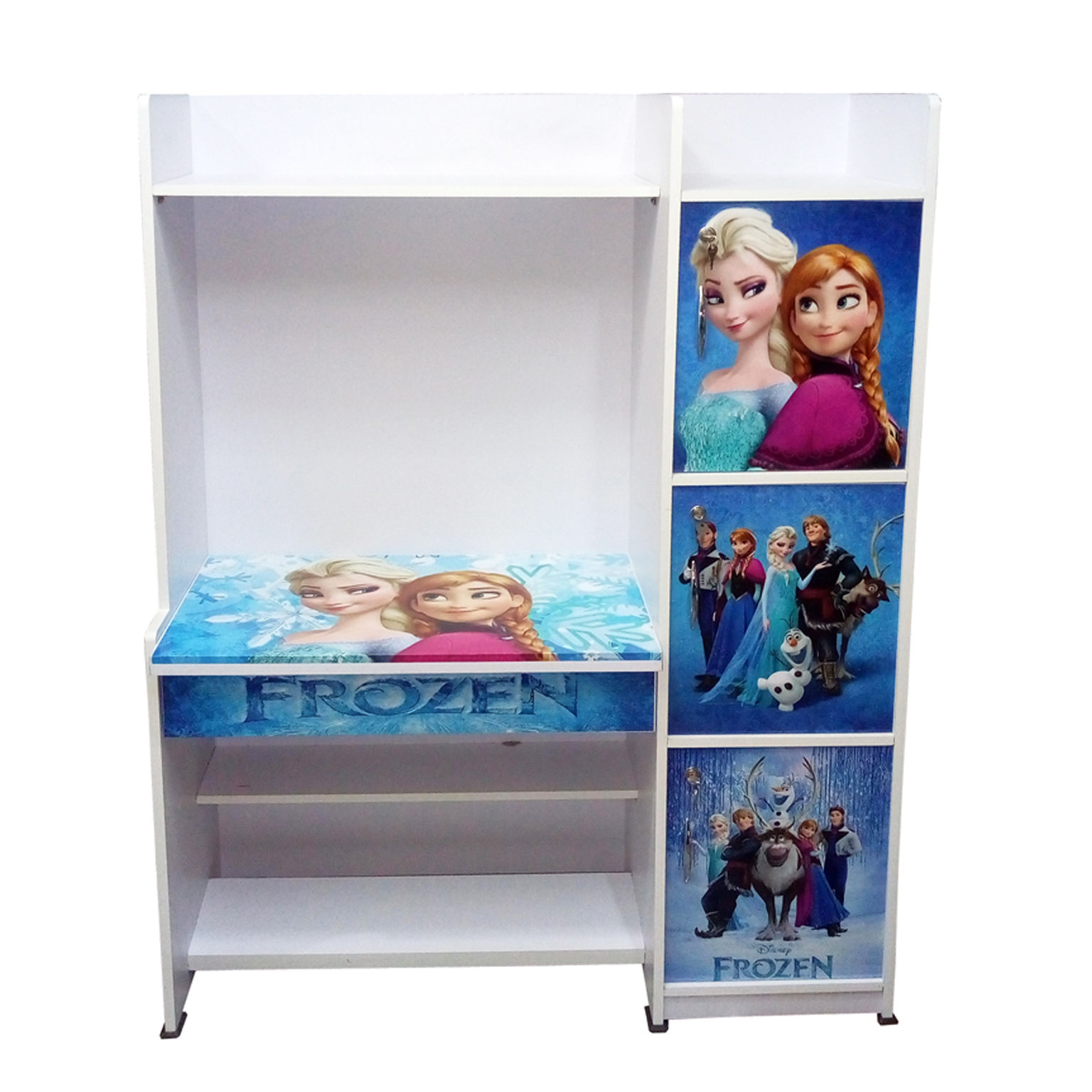 Kids Study Table - Frozen 3 Door