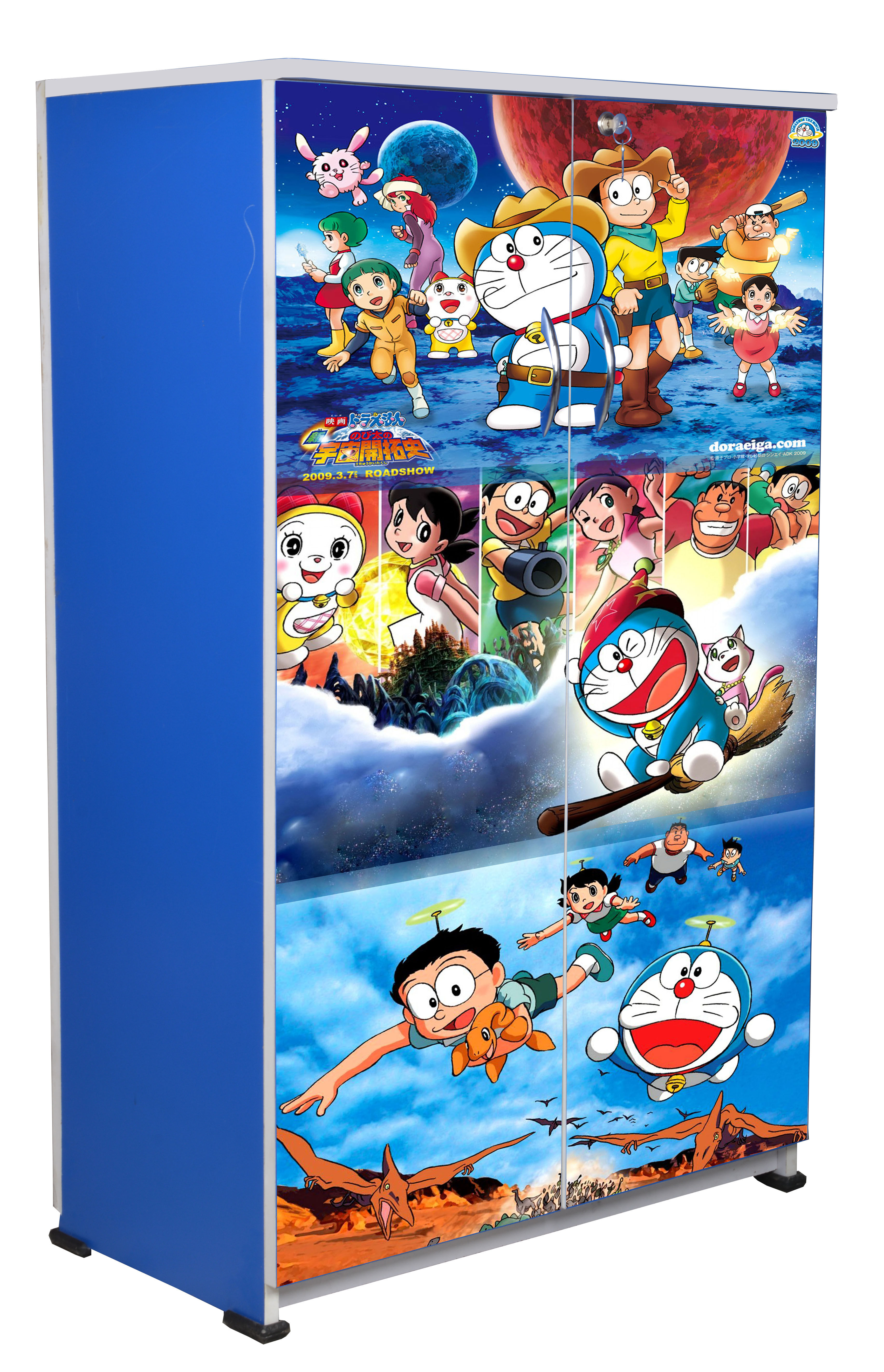 Kids Wardrobe - Blue Doraemon