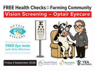 FREE Health Checks for the Farming Community | Eye Tests +  Mental Health Support