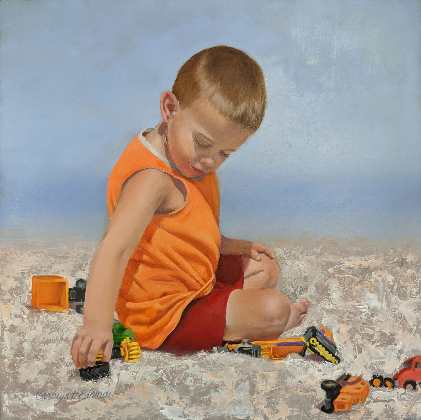 Beach Time 
Oil 10x10 