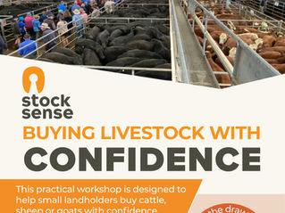 Buying Livestock with Confidence Workshop for Small Landholders