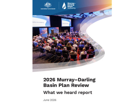 MDBA's 'What We Heard' report released