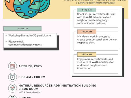 UPDATED: There's Still Time to Sign Up for the "How to Prepare for Everything: Event April 26