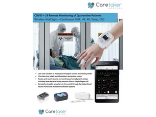 Caretaker Medical wireless patient