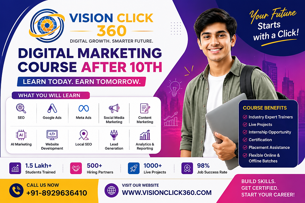digital marketing course after 10th