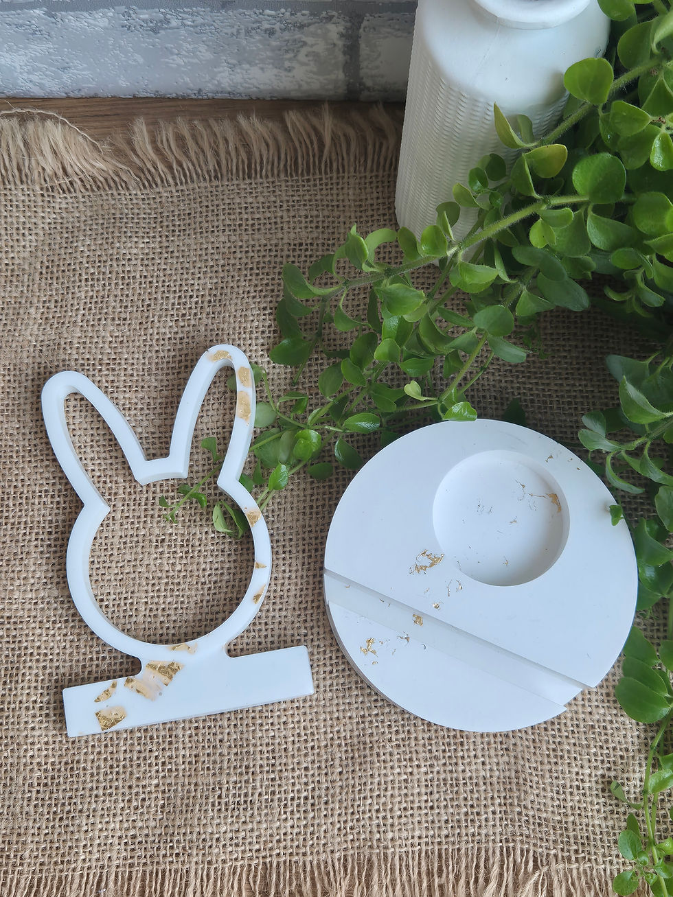 Miniature : bougeoir lapin