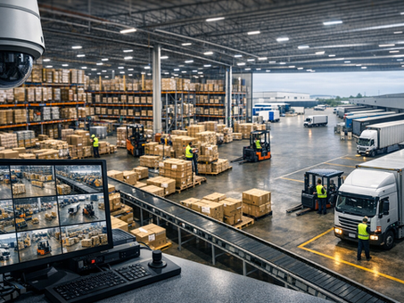 CFTV PARA CENTRO DE DISTRIBUIÇÃO: COMO ESTRUTURAR MONITORAMENTO EFICIENTE EM OPERAÇÕES LOGÍSTICAS