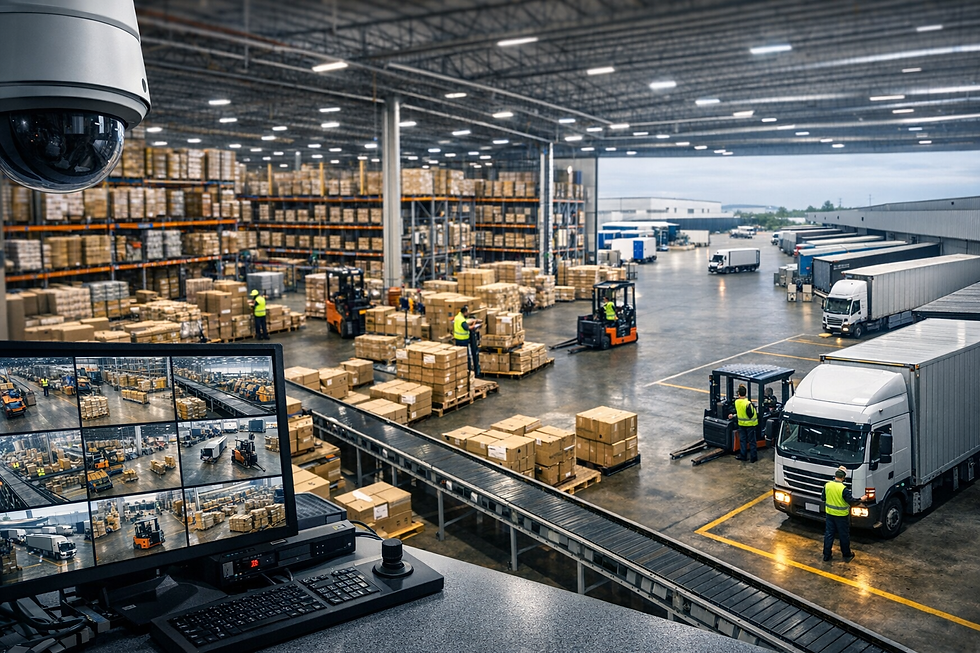 CFTV PARA CENTRO DE DISTRIBUIÇÃO: COMO ESTRUTURAR MONITORAMENTO EFICIENTE EM OPERAÇÕES LOGÍSTICAS