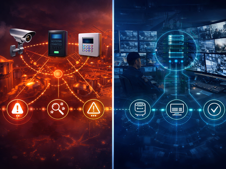 INTEGRAÇÃO DE SISTEMAS DE SEGURANÇA: POR QUE SOLUÇÕES ISOLADAS AUMENTAM O RISCO?