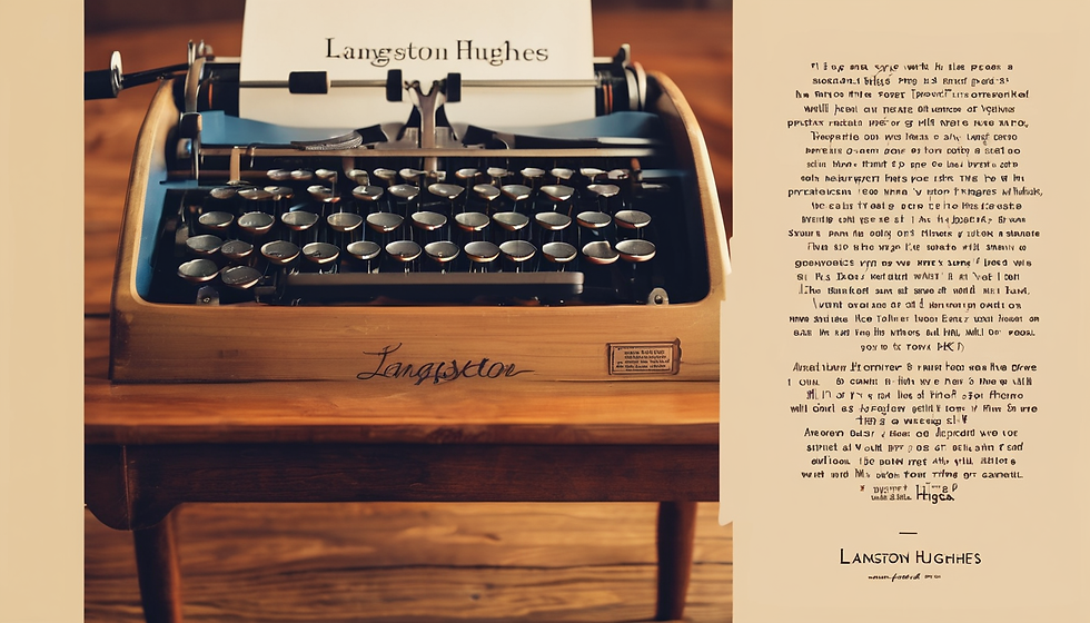 Langston Hughes: Art and Legacy