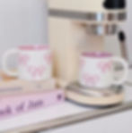 Pink Bow Ceramic Mug