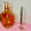 Miniature : heart hand painted aesthetic candles