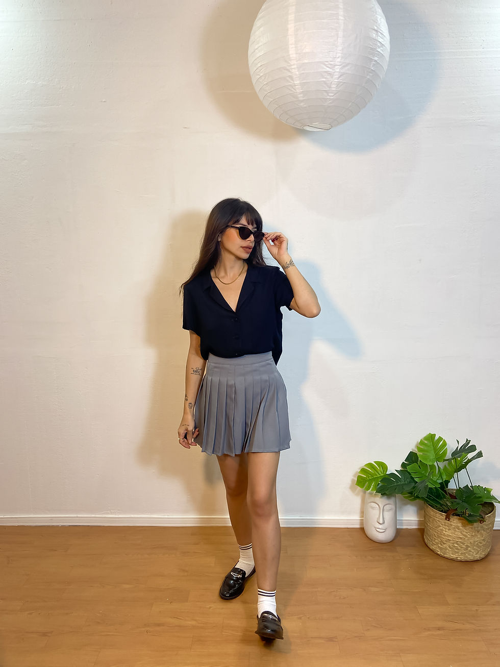 Miniatura: Camisa Viscose Gola Esporte Preta
