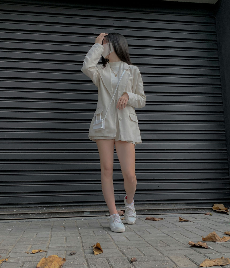 Shorts com pregas linho cru