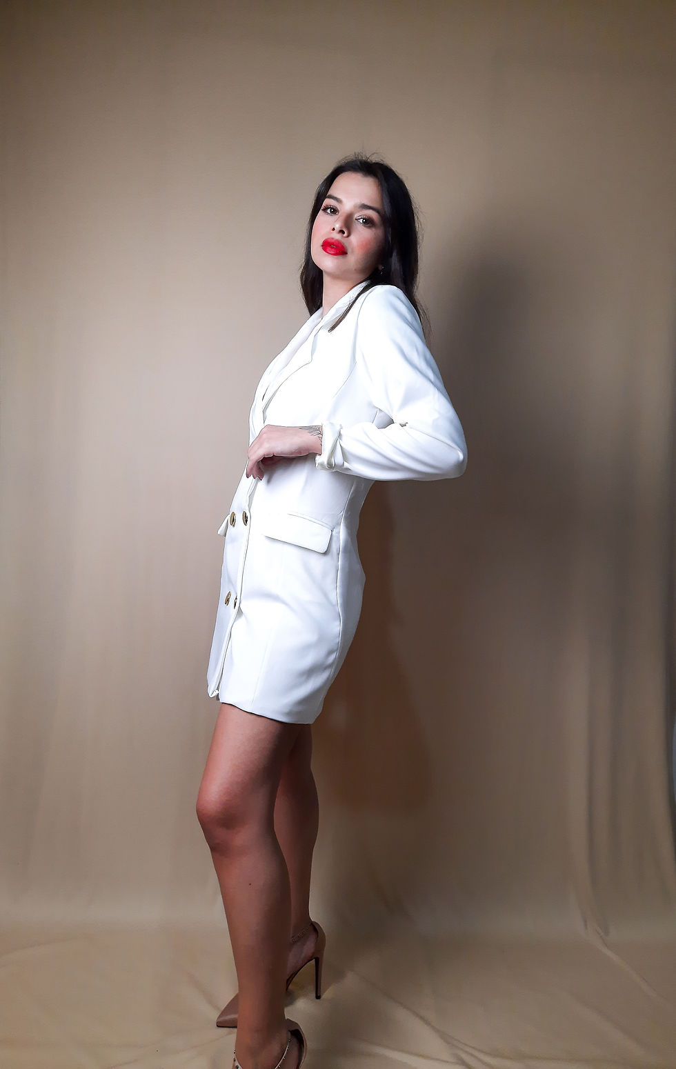 Miniatura: Vestido Blazer Alfaiataria Off White