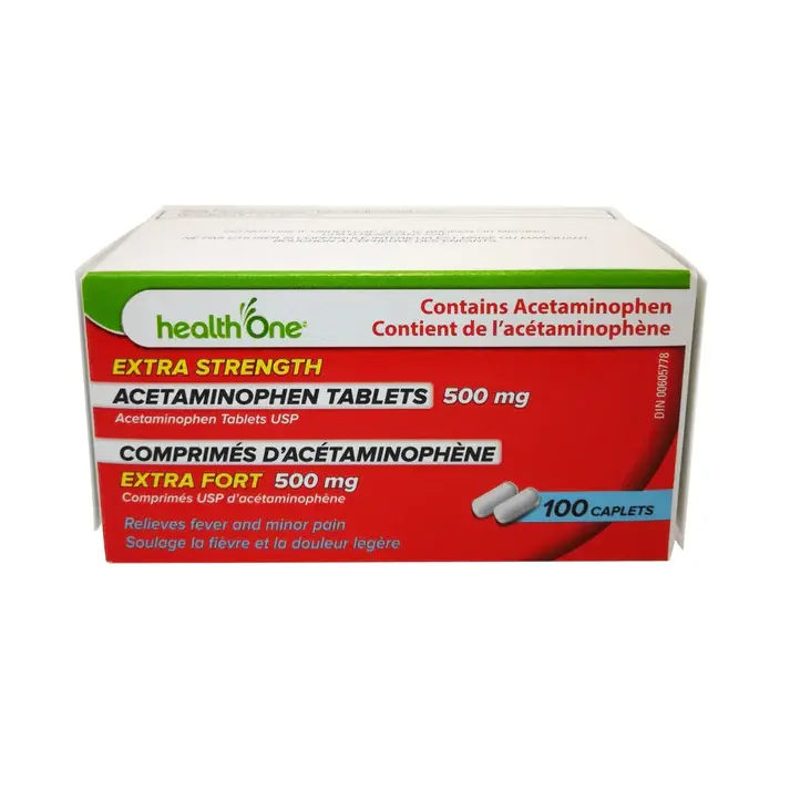 Health One Acetaminophen 500 mg
