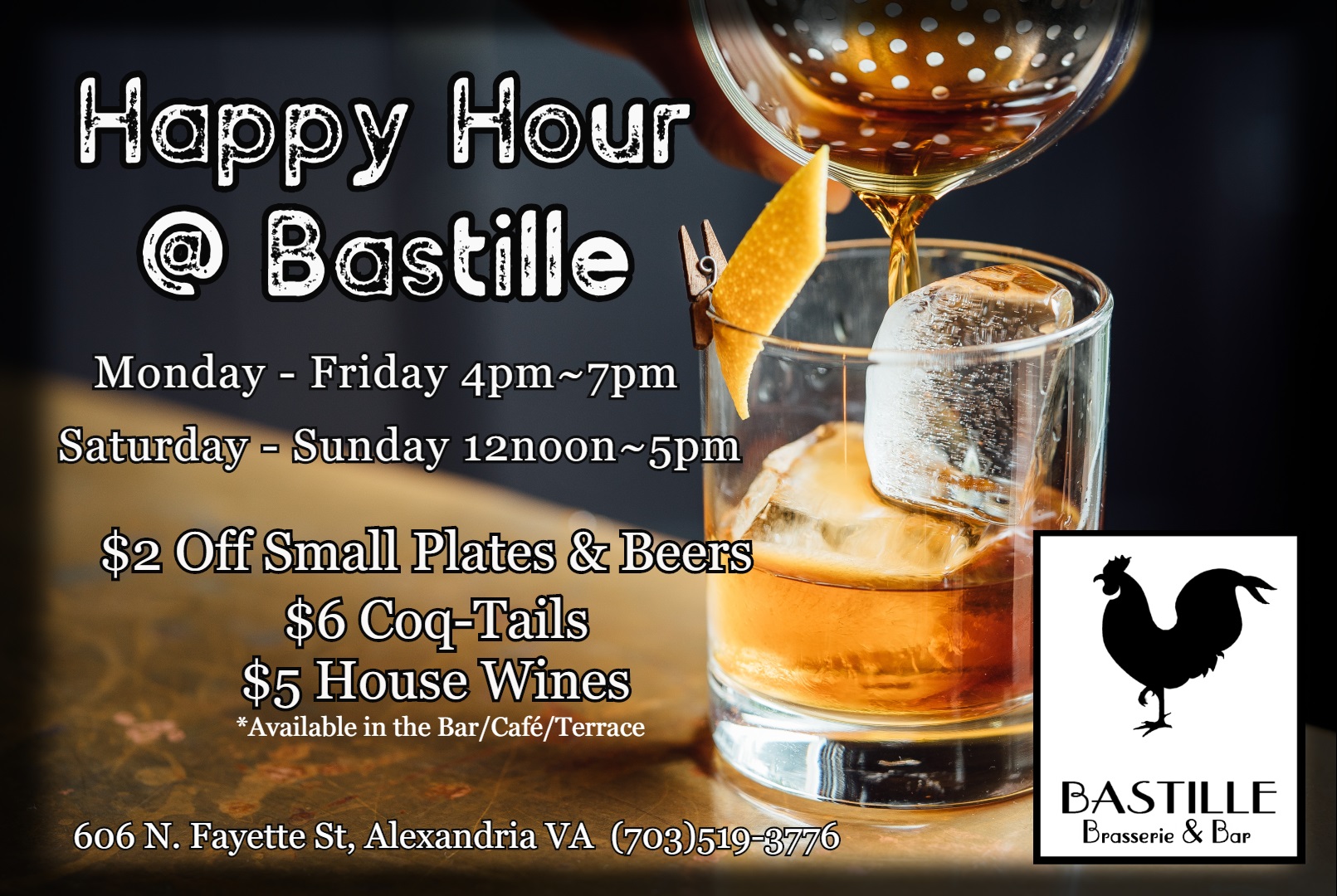Bastille Brasserie & Bar/French restaurant/Alexandria