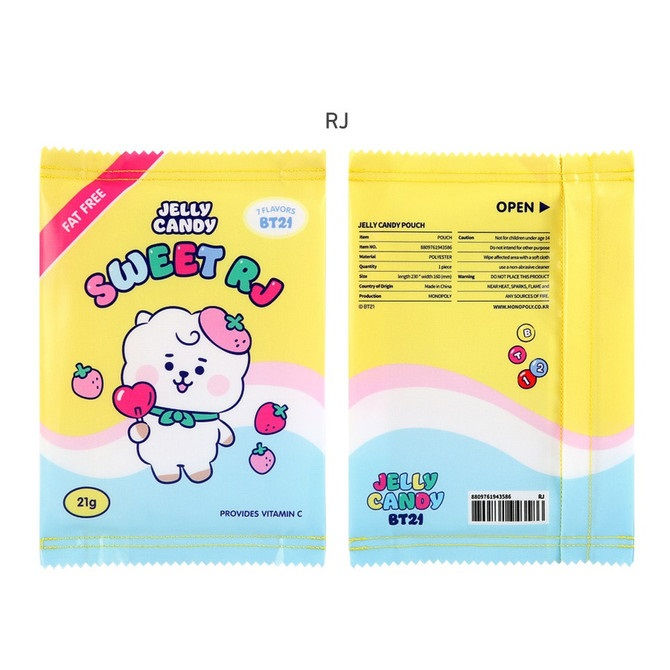 Miniature : BT21 Baby - Jelly Candy Pouch [large]