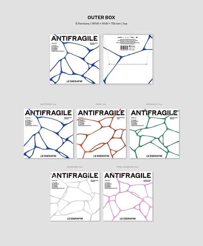 Le Sserafim - Antifragile  [ compact ver. ] ( 2nd mini album )